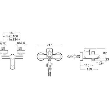 Roca L20 Banyo Bataryası A5A0209C00