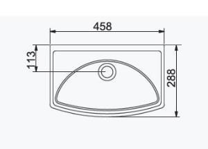 Seramiksan 28x45 Lavabo