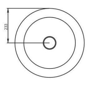 Seramiksan Aqua Tezgah Üstü Çanak Lavabo 47CM