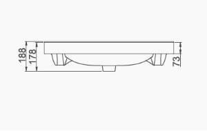 Seramiksan Luna Tezgah Lavabo 80CM