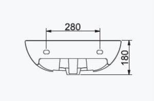 Seramiksan Natura Lavabo 50CM