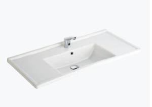 Seramiksan Silva Kare Hilton Dolap Uyumlu Etajerli Lavabo 100CM