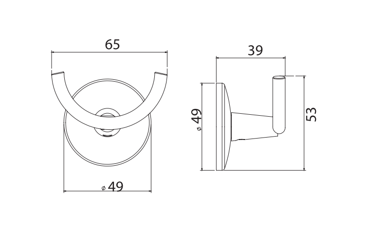 Serel Banyo Lale Askılık İkili / Banyo Askısı 140101013 E.C.A