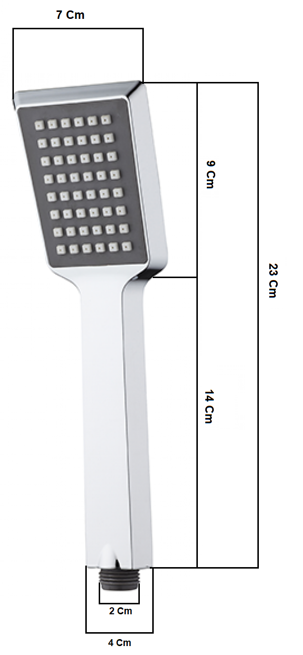 T-MAY Arya Kare Borulu Hareketli Sürgülü Duş Seti Üst Takımı