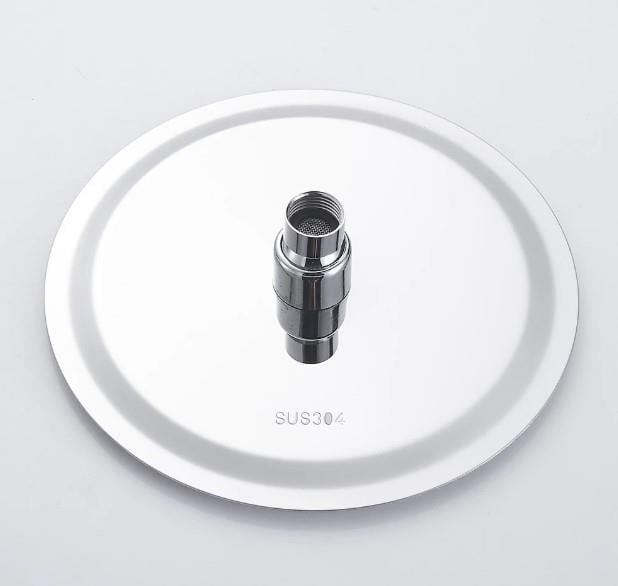 T-MAY Banyo Sardes Oval İnce Tepe Duş Seti Başlığı 25x25 Paslanmaz Metal