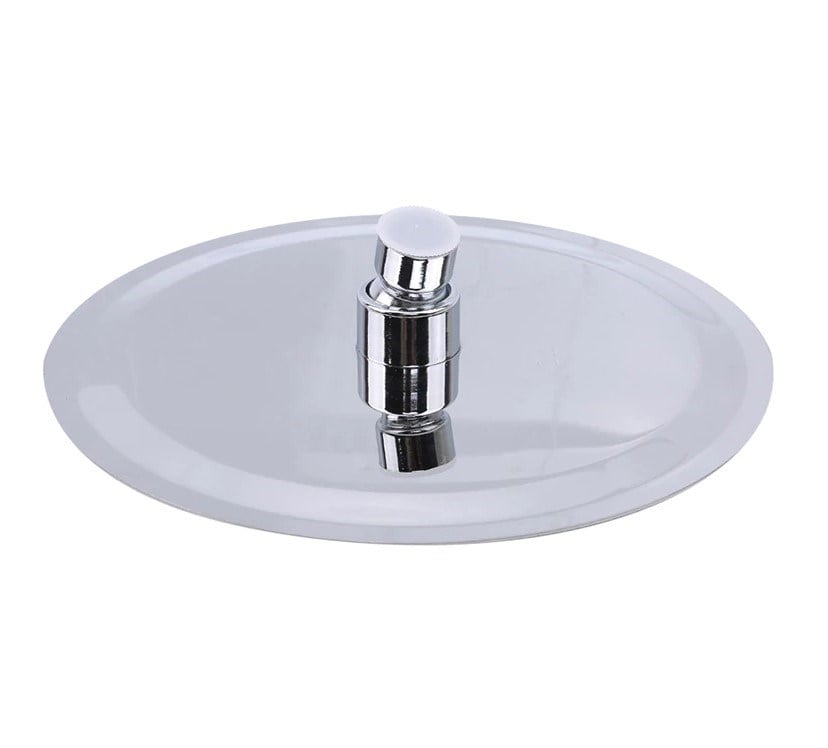T-MAY Banyo Sardes Oval İnce Tepe Duş Seti Başlığı 30x30 Paslanmaz Metal
