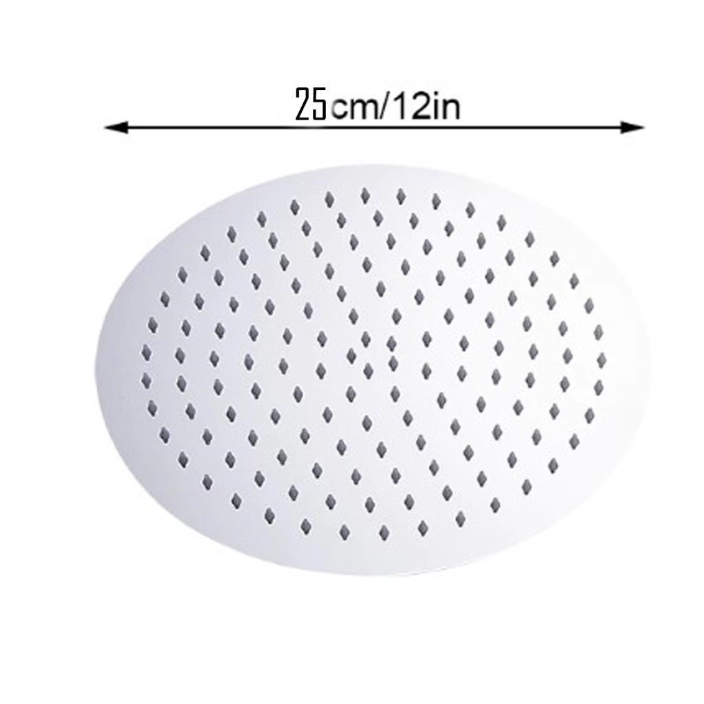 T-MAY Banyo Sardes Oval İnce Tepe Duş Seti Başlığı 25x25 Paslanmaz Metal