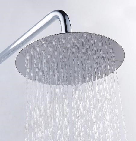 T-MAY Banyo Sardes Oval İnce Tepe Duş Seti Başlığı 25x25 Paslanmaz Metal