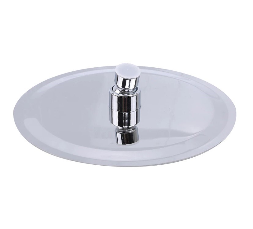 T-MAY Banyo Sardes Oval İnce Tepe Duş Seti Başlığı 25x25 Paslanmaz Metal