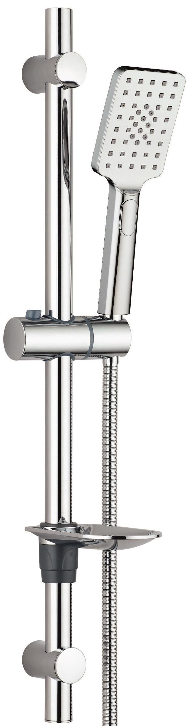 T-MAY Belen Oval Borulu Hareketli Sürgülü Duş Seti Üst Takımı