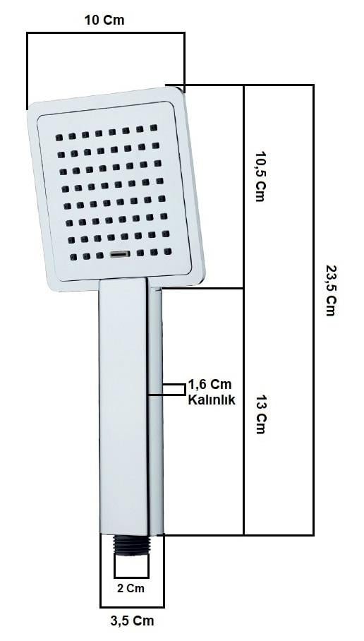 T-MAY Çam Eko Mafsallı Duş Seti Üst Takımı