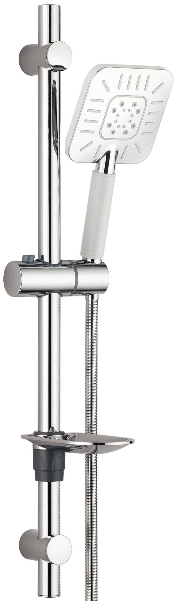 T-MAY Çamlıca Oval Borulu Hareketli Sürgülü Duş Seti Üst Takımı