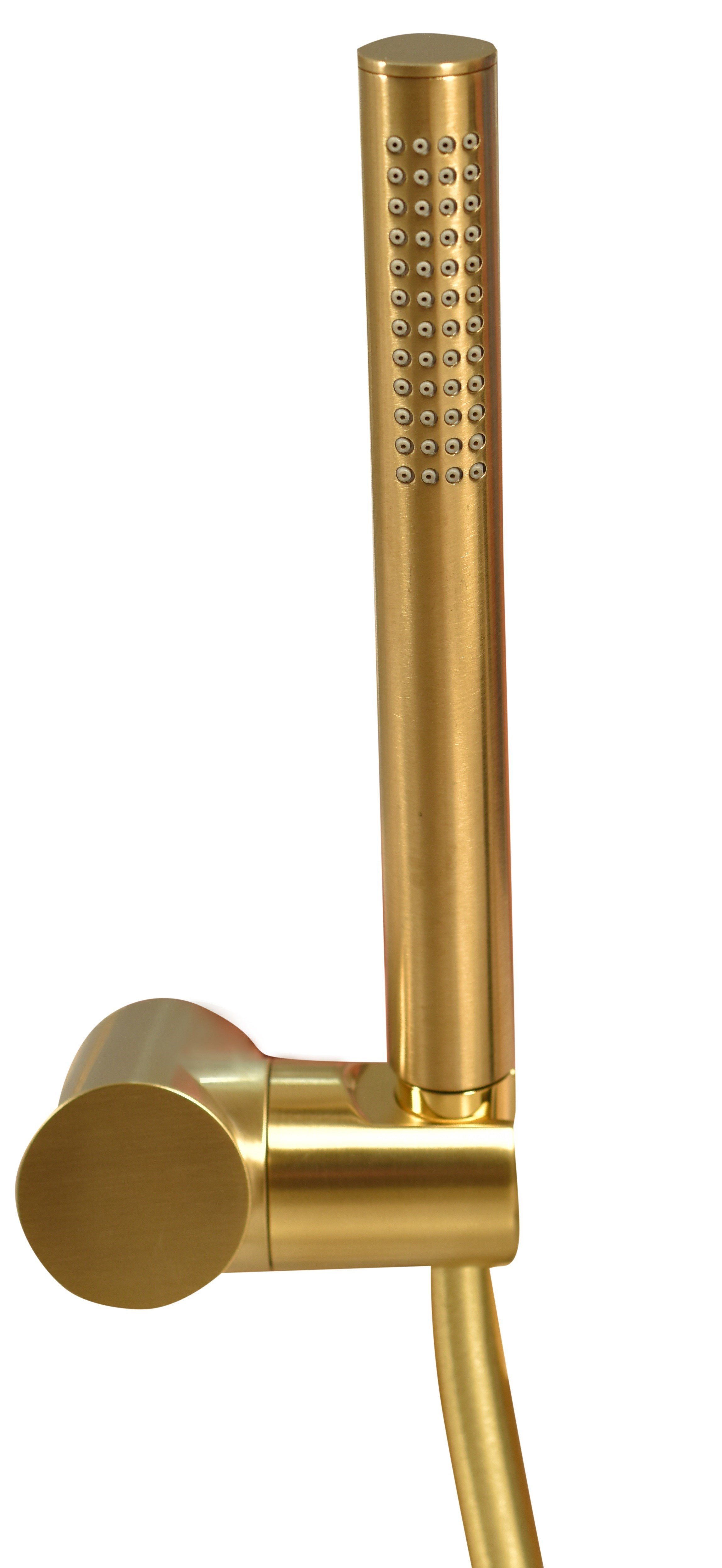 T-MAY Gold 1F Mafsallı El Duş Takımı Mat Altın Renkli 