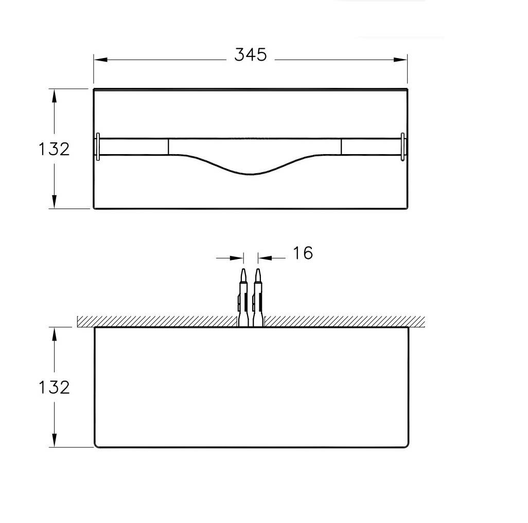 T-MAY  Gold Etajerli İkili Tuvalet Kağıtlığı Mat Altın Renkli 