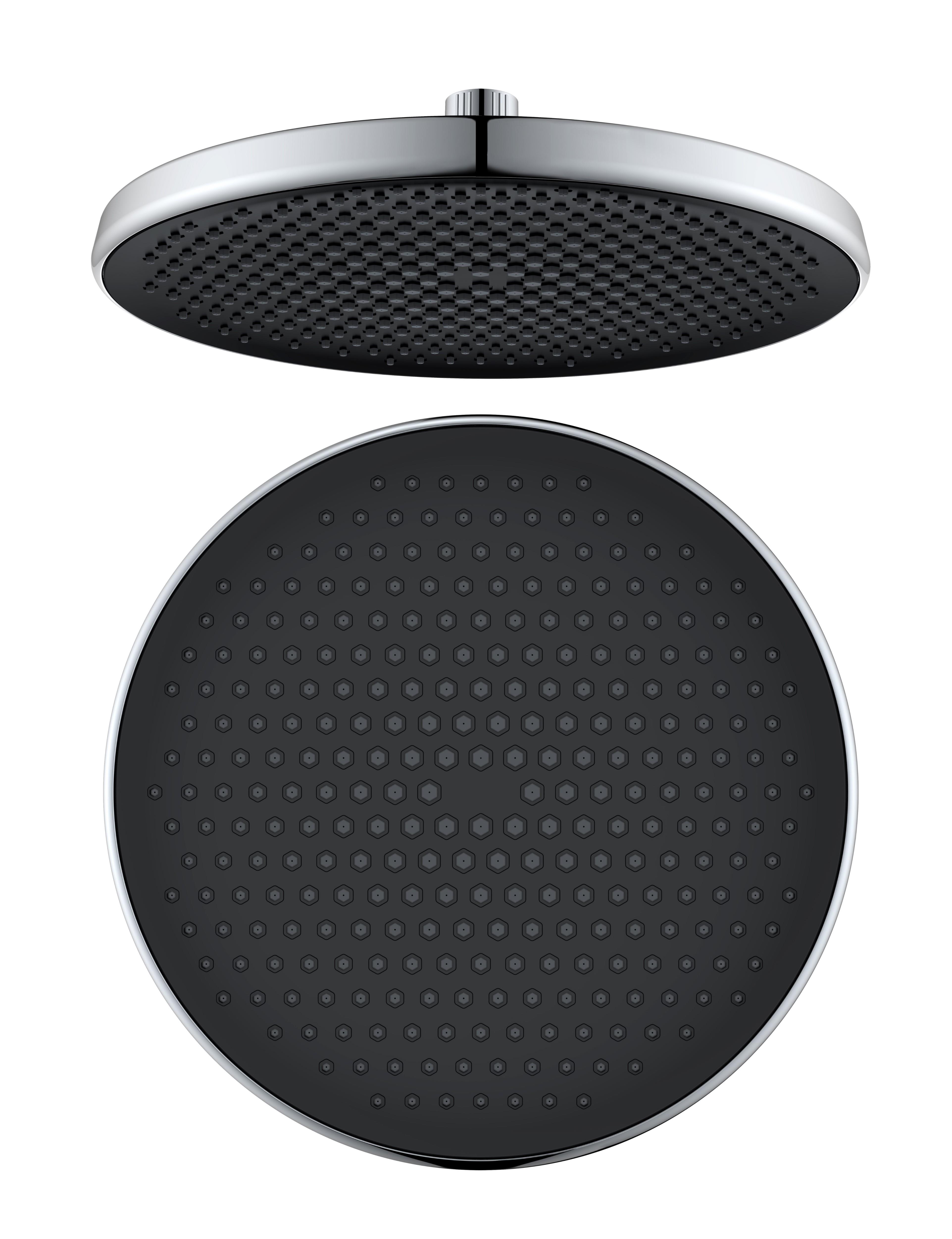 T-MAY Halıtlı  Yuvarlak Tepe Duş Seti Başlığı Tasarruflu 