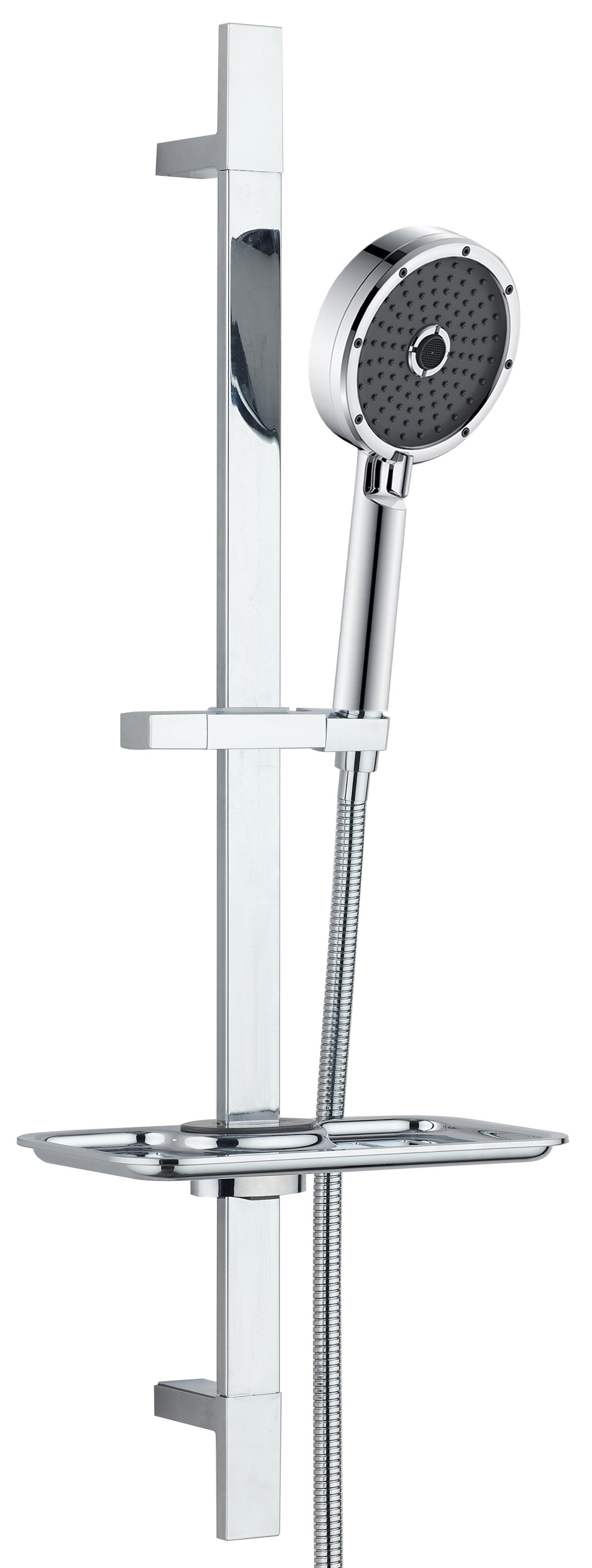 T-MAY Kağan Kare Borulu Hareketli Sürgülü Duş Seti Üst Takımı