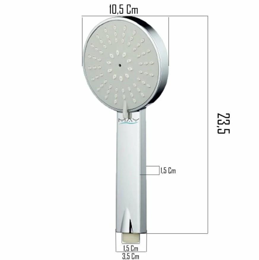 T-MAY Lidya Eko Mafsallı Duş Seti Üst Takımı