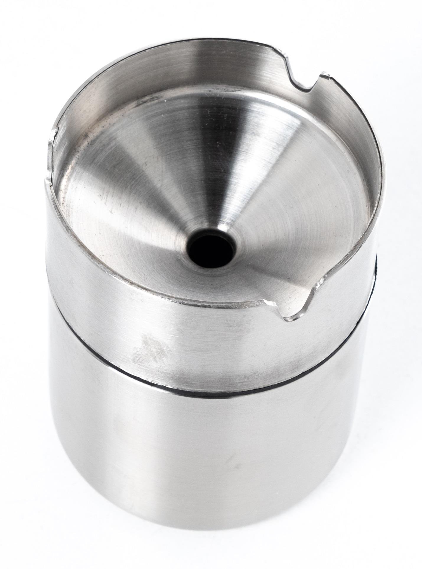 T-MAY Lüks Dekoratif Kokusuz Paslanmaz Çelik Metal Küllük 9cm