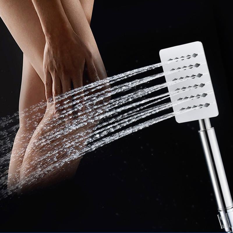 T-MAY Sart Kare Borulu Hareketli Sürgülü Duş Seti Üst Takımı