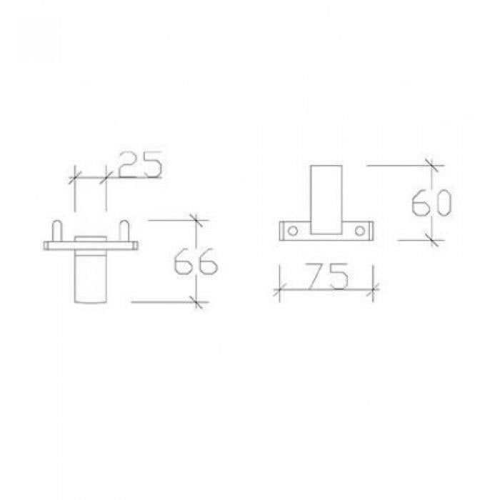 Tema Banyo Premium 2'li Bornoz Askılık (İkili) 71023