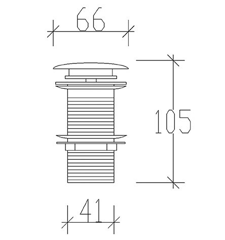 Tema Pop Up (Pirinç Kapaklı) Lavabo Sifonu 95602