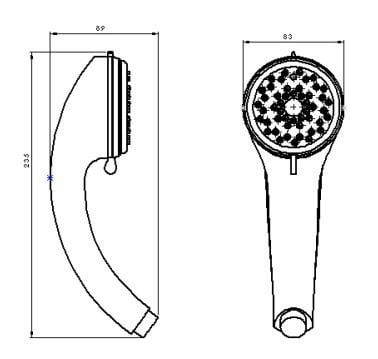 TEMA Solo Banyo Bataryası 61021+TEMA Classic Askılı Banyo Duş Seti 52060 2 Li Set