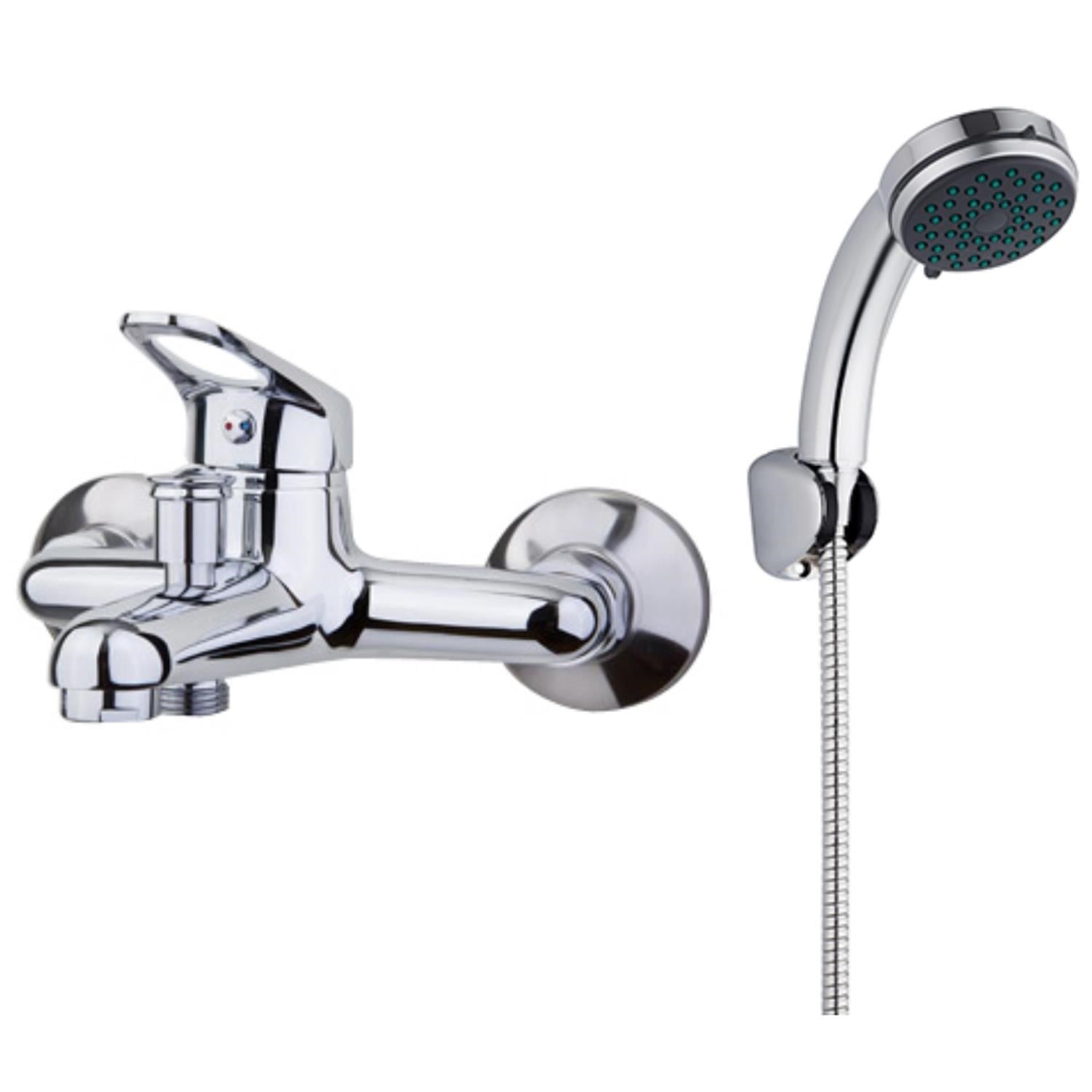 TEMA Solo Banyo Bataryası 61021+TEMA Classic Askılı Banyo Duş Seti 52060 2 Li Set