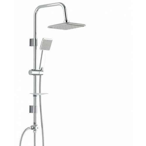 TEMA Tulip Banyo Bataryası 61091+TEMA Rain Quadro Banyo Tepe Duş Takımı 53240 2'li Set