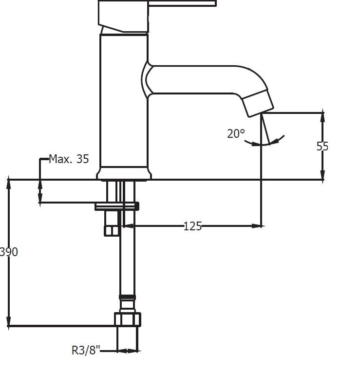 Trio Akdeniz Max  Lavabo Bataryası T93202 5 Yıl Garantili