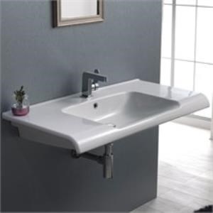 Turkuaz Anova 80 cm Etajerli Dolap Uyumlu Lavabo 80X49.5