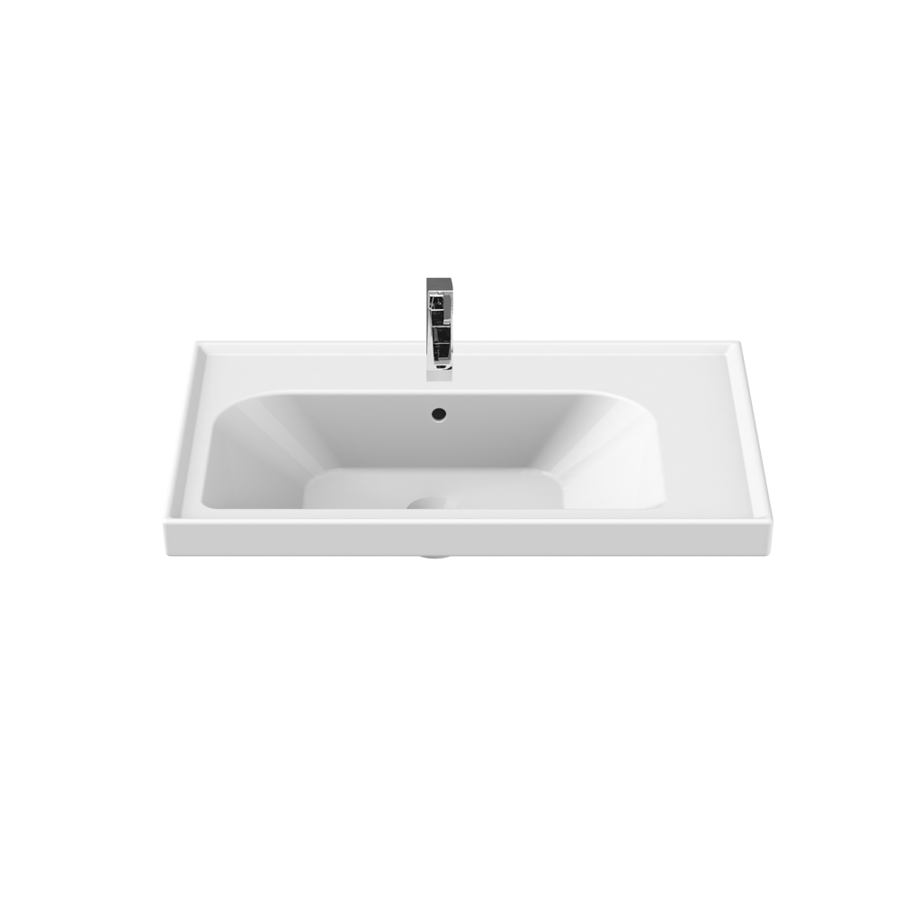 Turkuaz Cerastyle Frame 70 cm Etajerli Lavabo 031100-u
