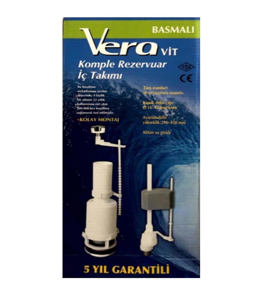 Vera Vit Komple Rezervuar İç Takım Tek Kademeli Basmalı - 