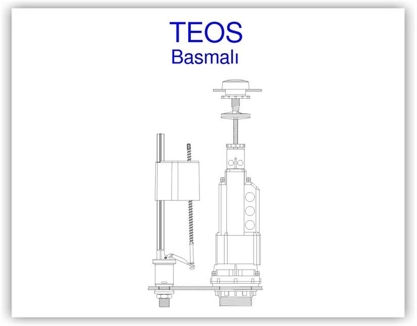 VİSAM Teos 614-001 Basmalı Sistem Rezervuar İç Takım
