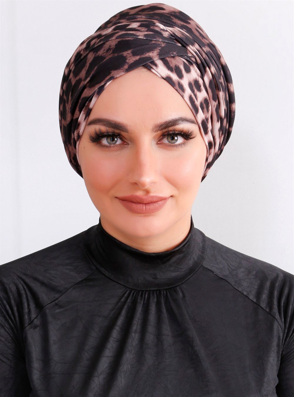 Desenli Dolama Bone - Leopar