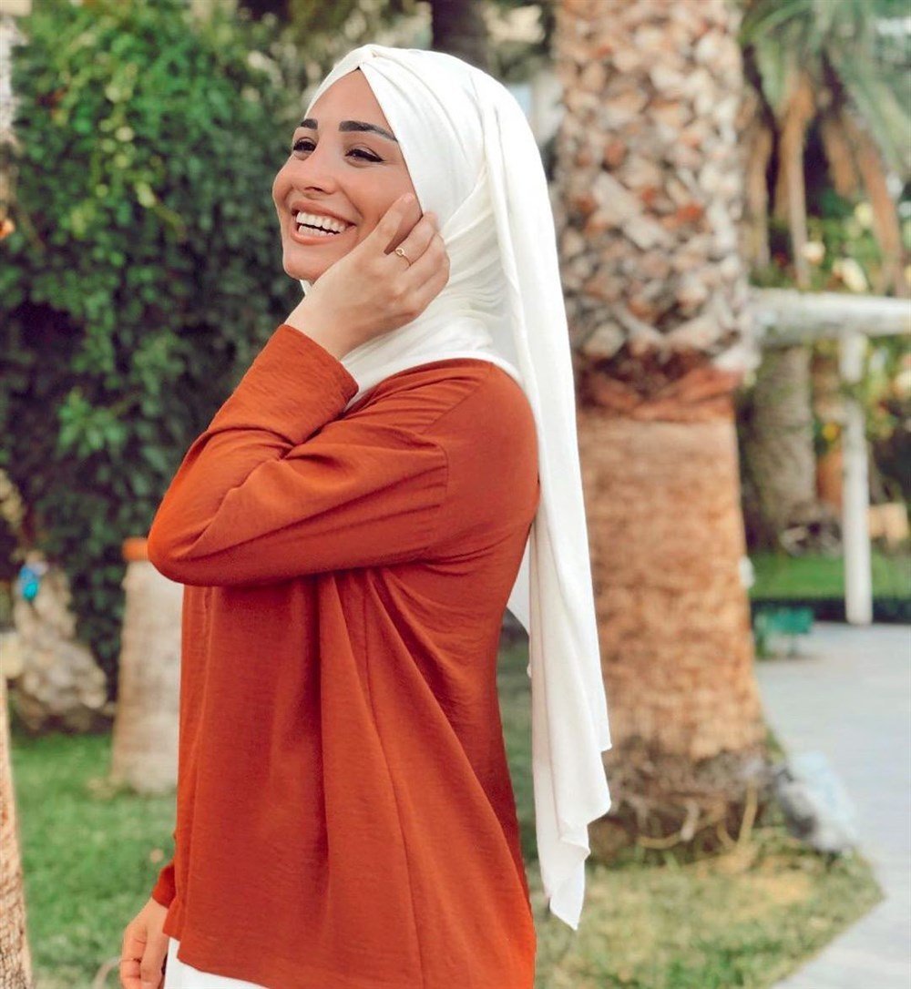 Düğüm Penye Şal - Beyaz