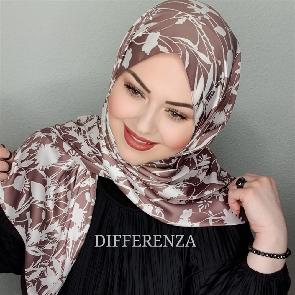 Gölge Rose Şal - Vizon / Krem