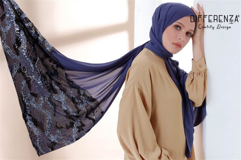 Kenar Bulut Payet-Indigo