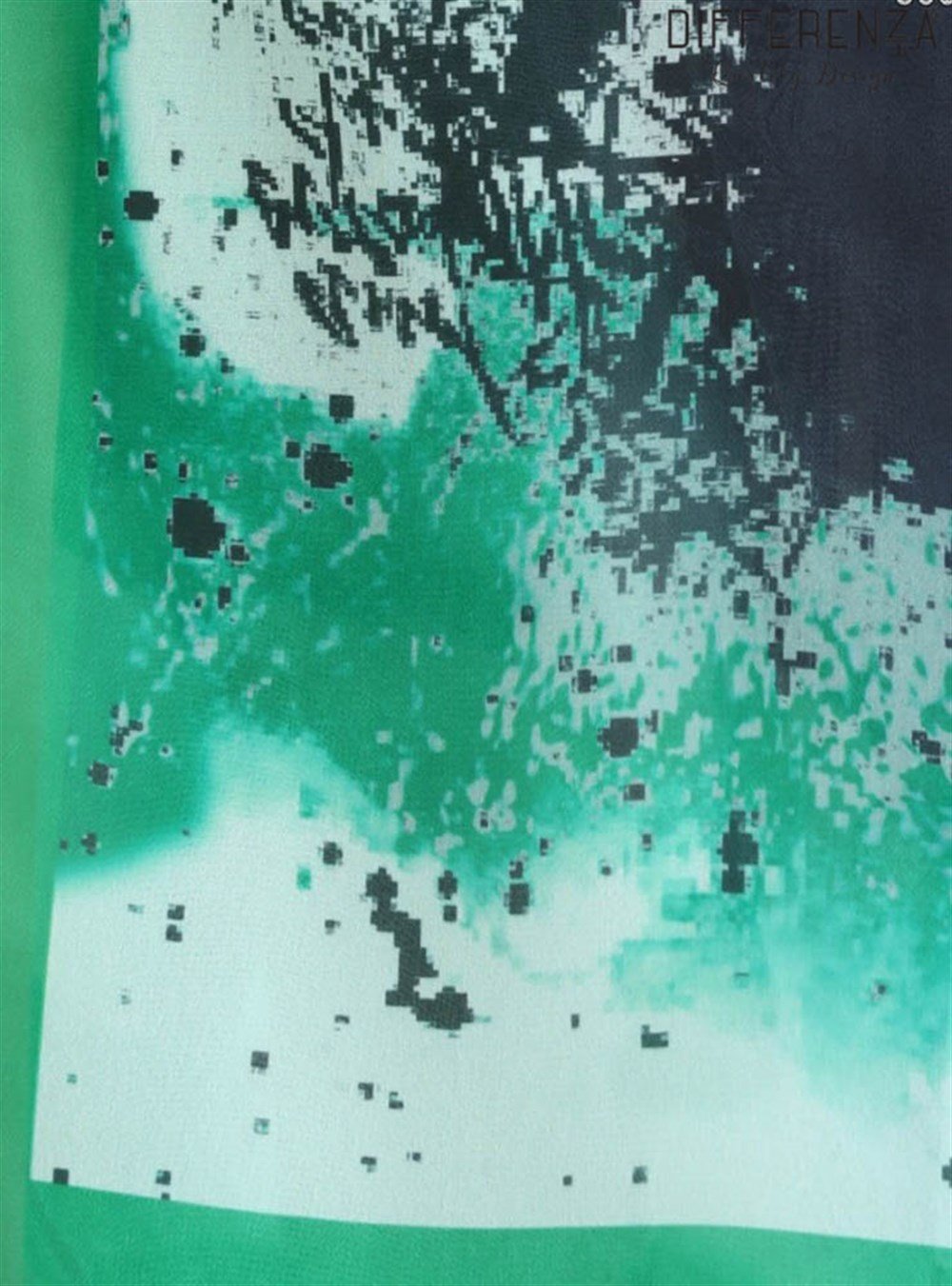 Ring Desenli Şal-Yeşil