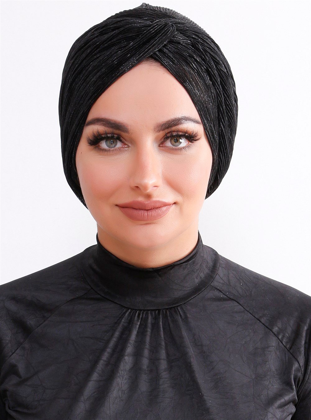 Simli Dolama Bone - Siyah