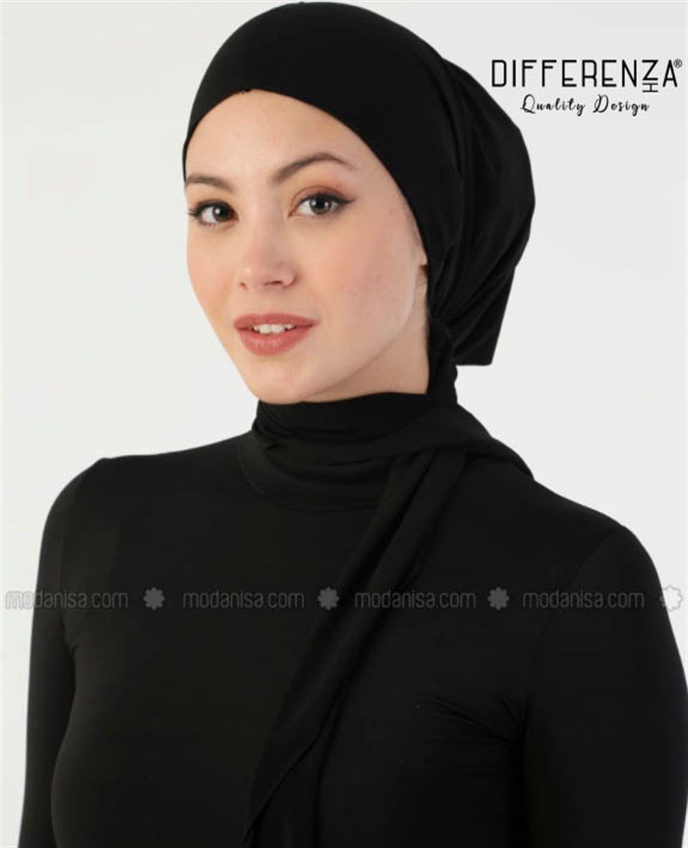 Tek Kat Bağcıklı Bone-Siyah
