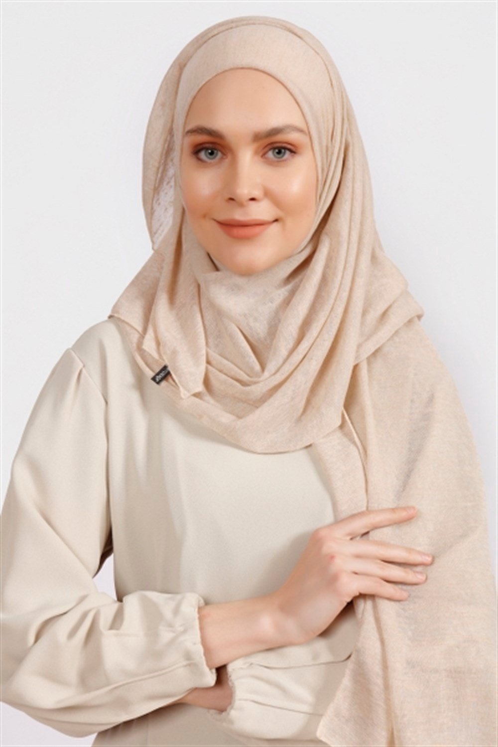 Triko Şal - Bej