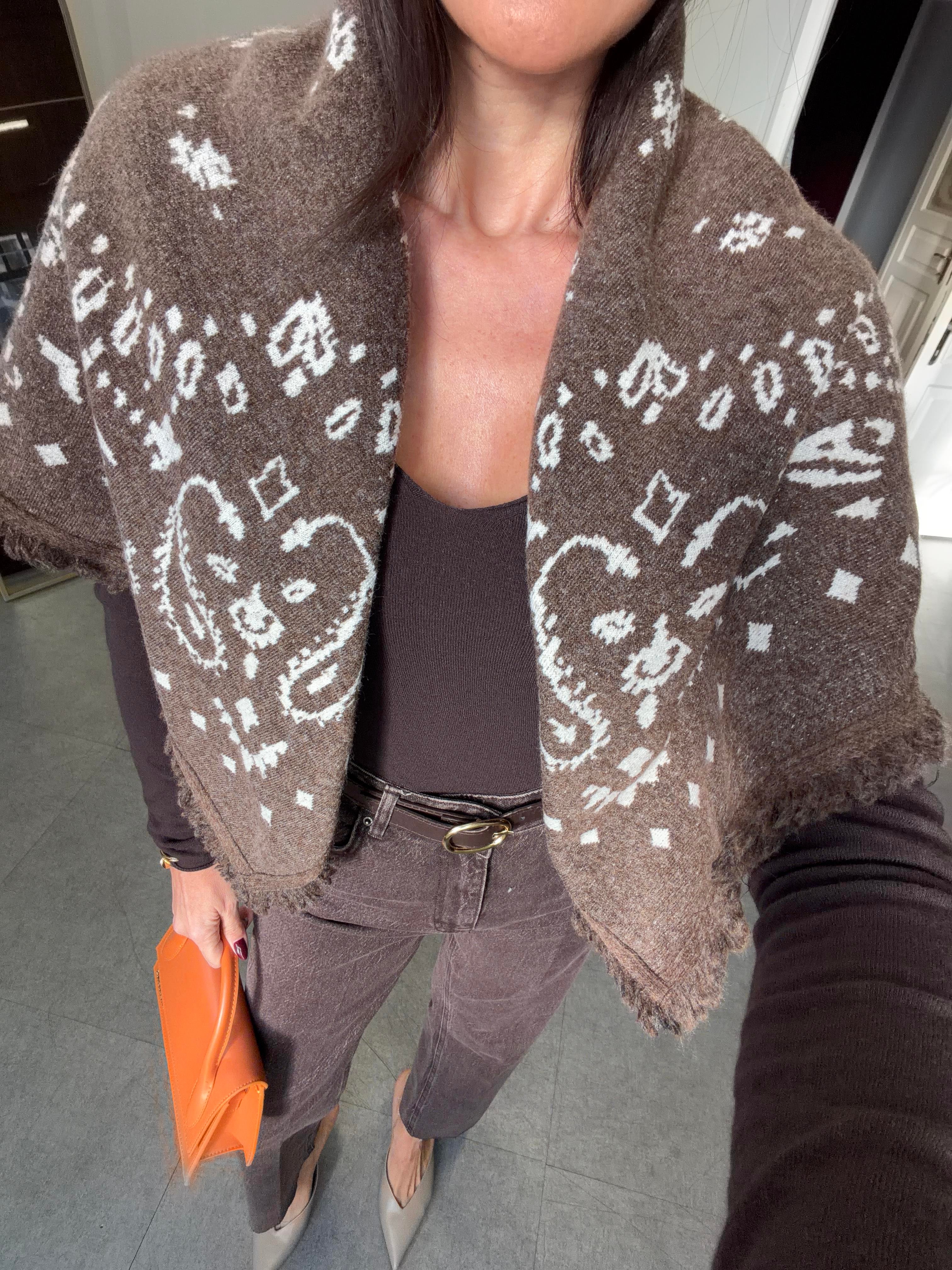 Acı Kahve-Ekru Şal