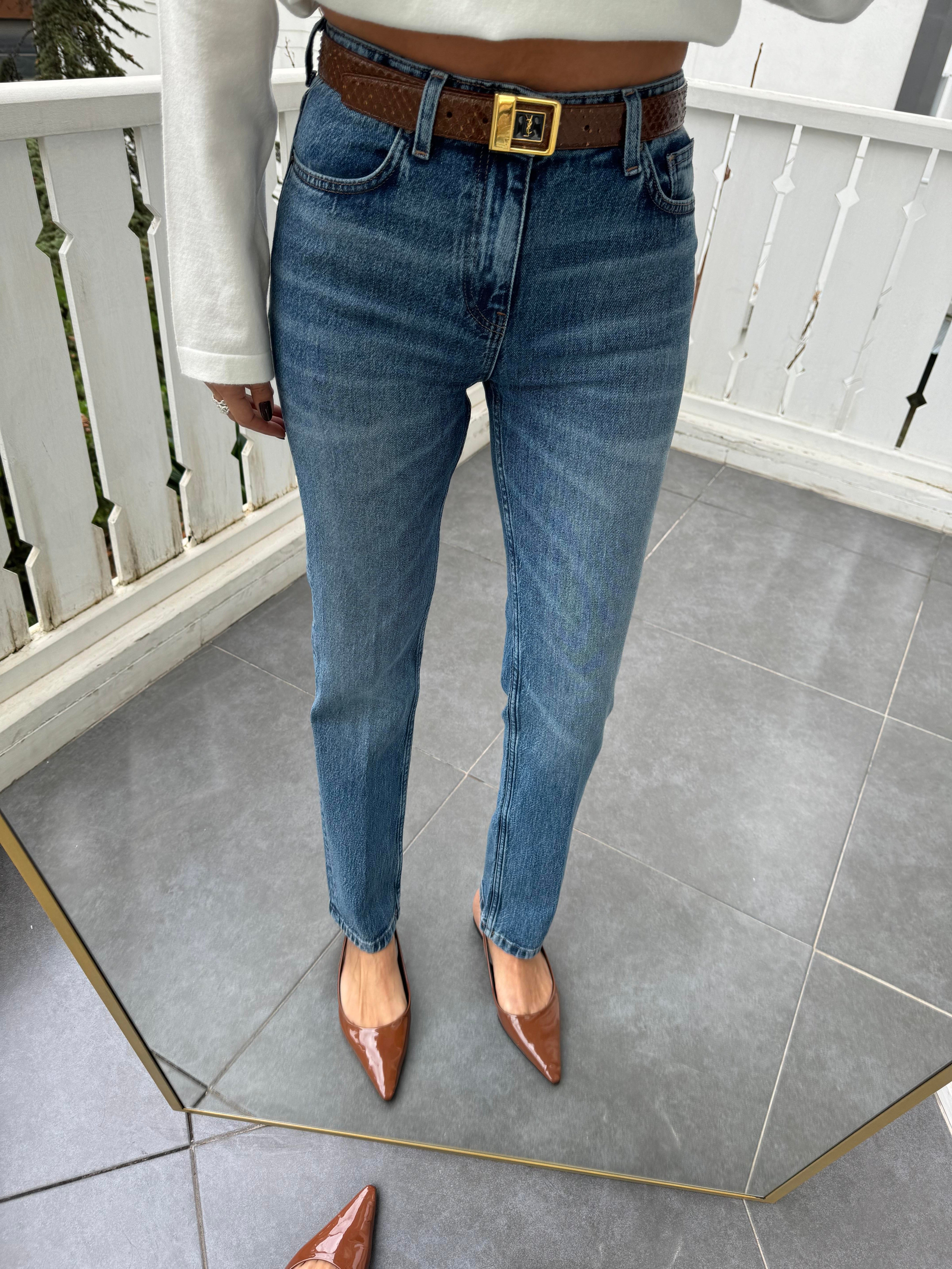 Açık Mavi Denim Pantolon