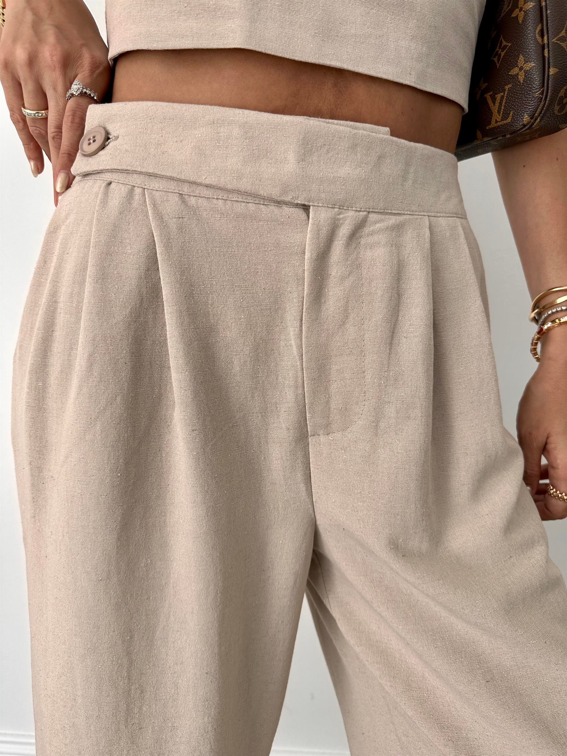 Bej  Crop Keten Takım