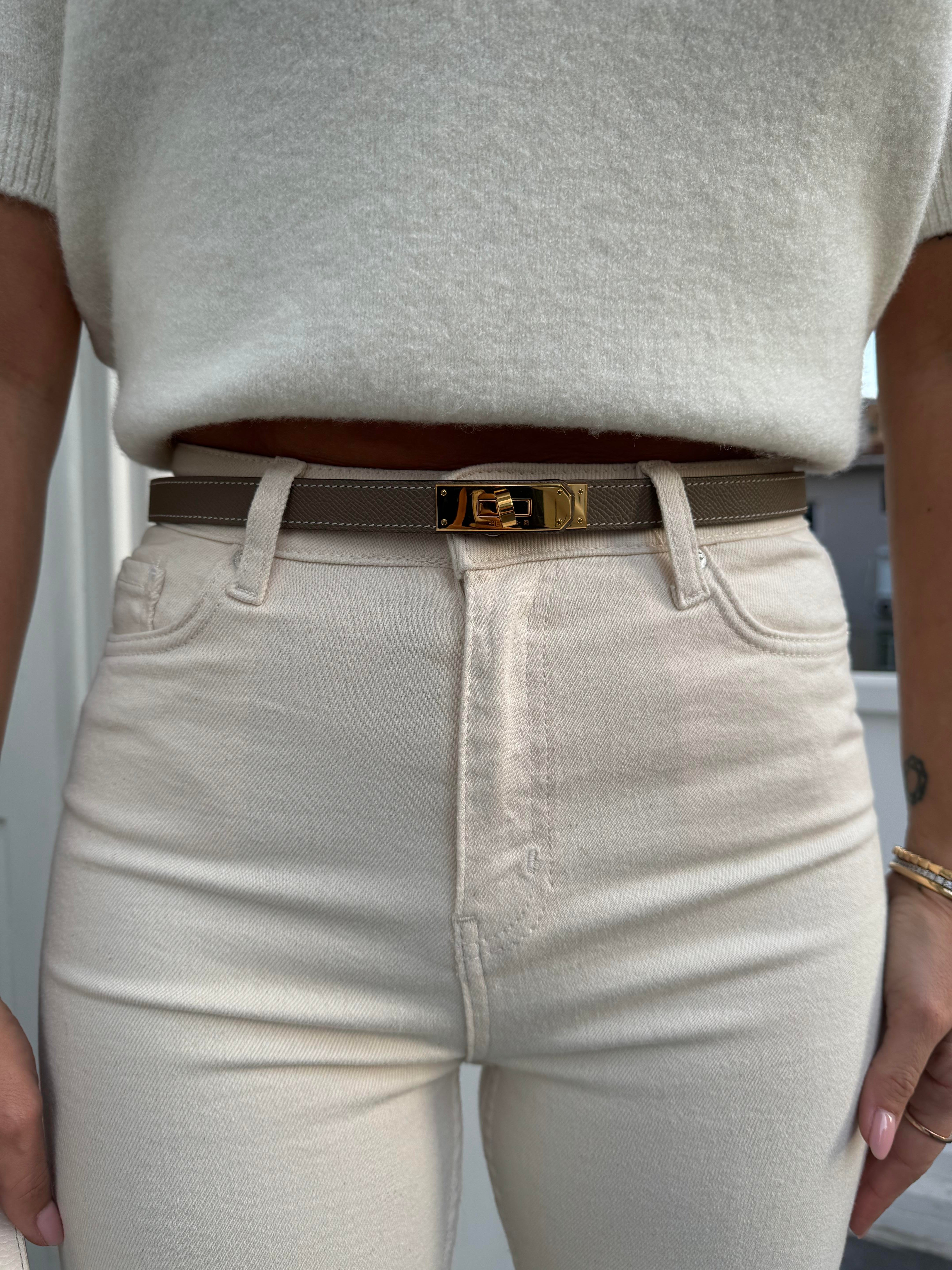 Bej İspanyol Paça Denim