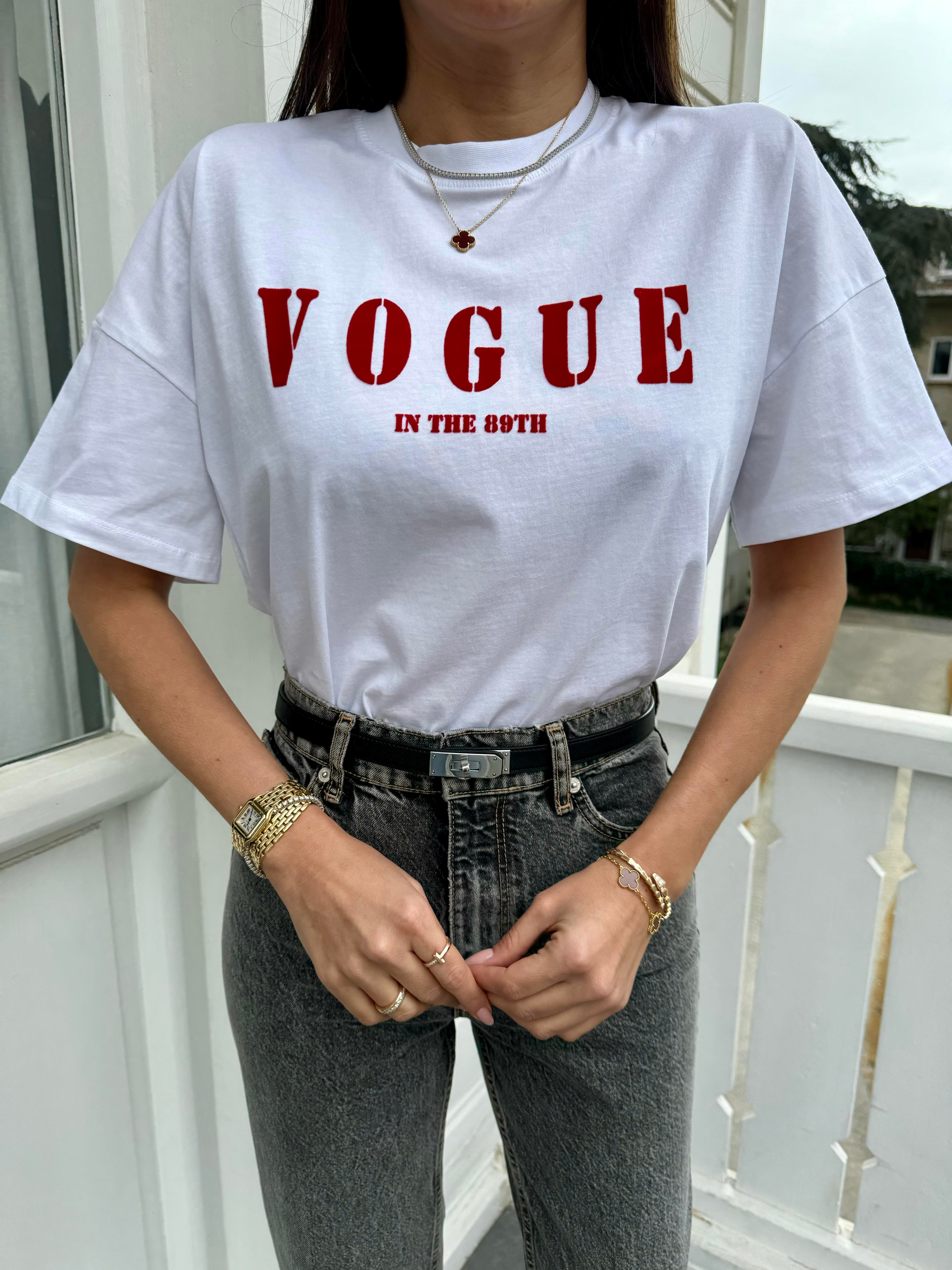 Beyaz Vogue Tshirt