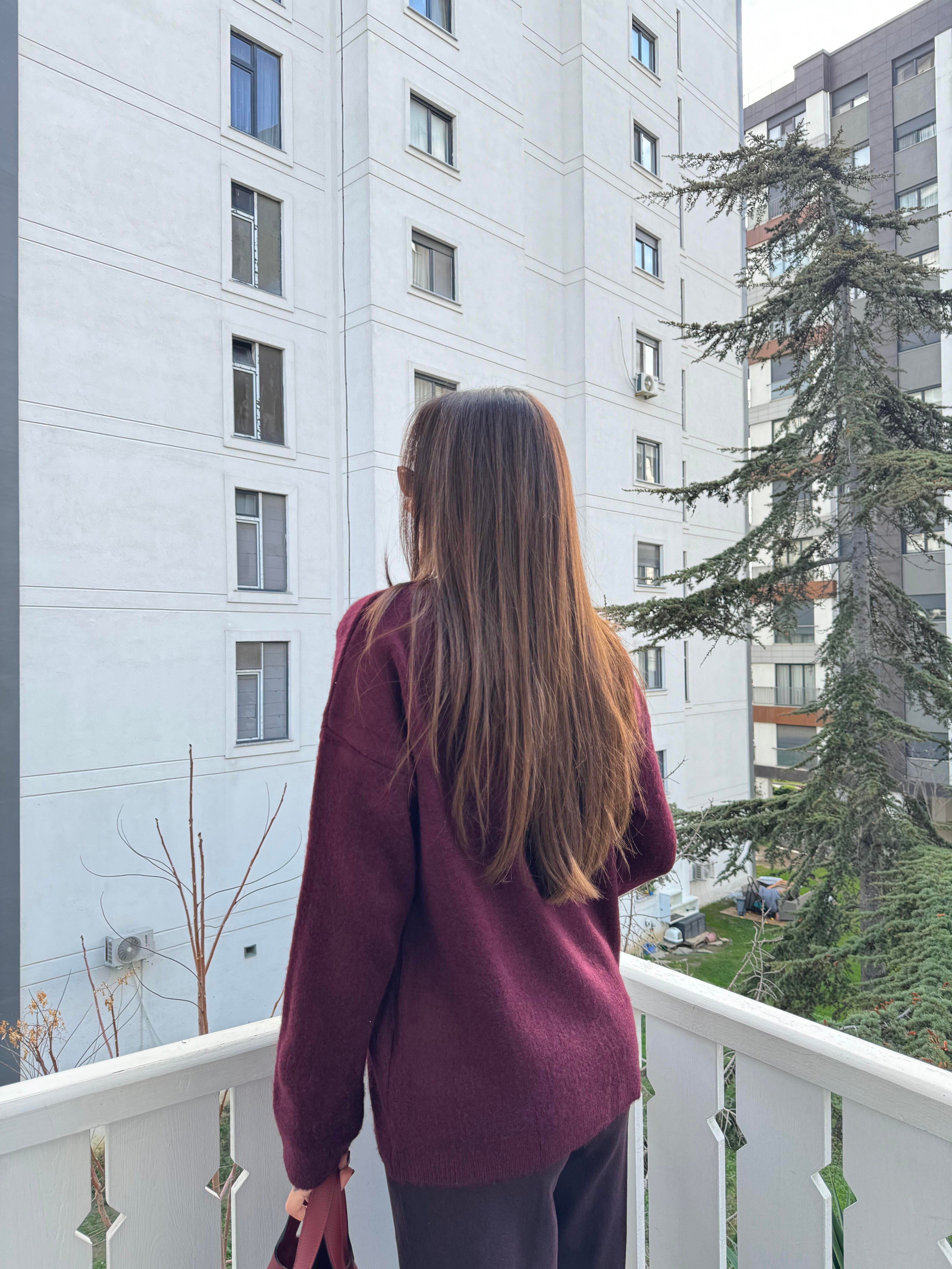 Bordo Sakallı Kazak