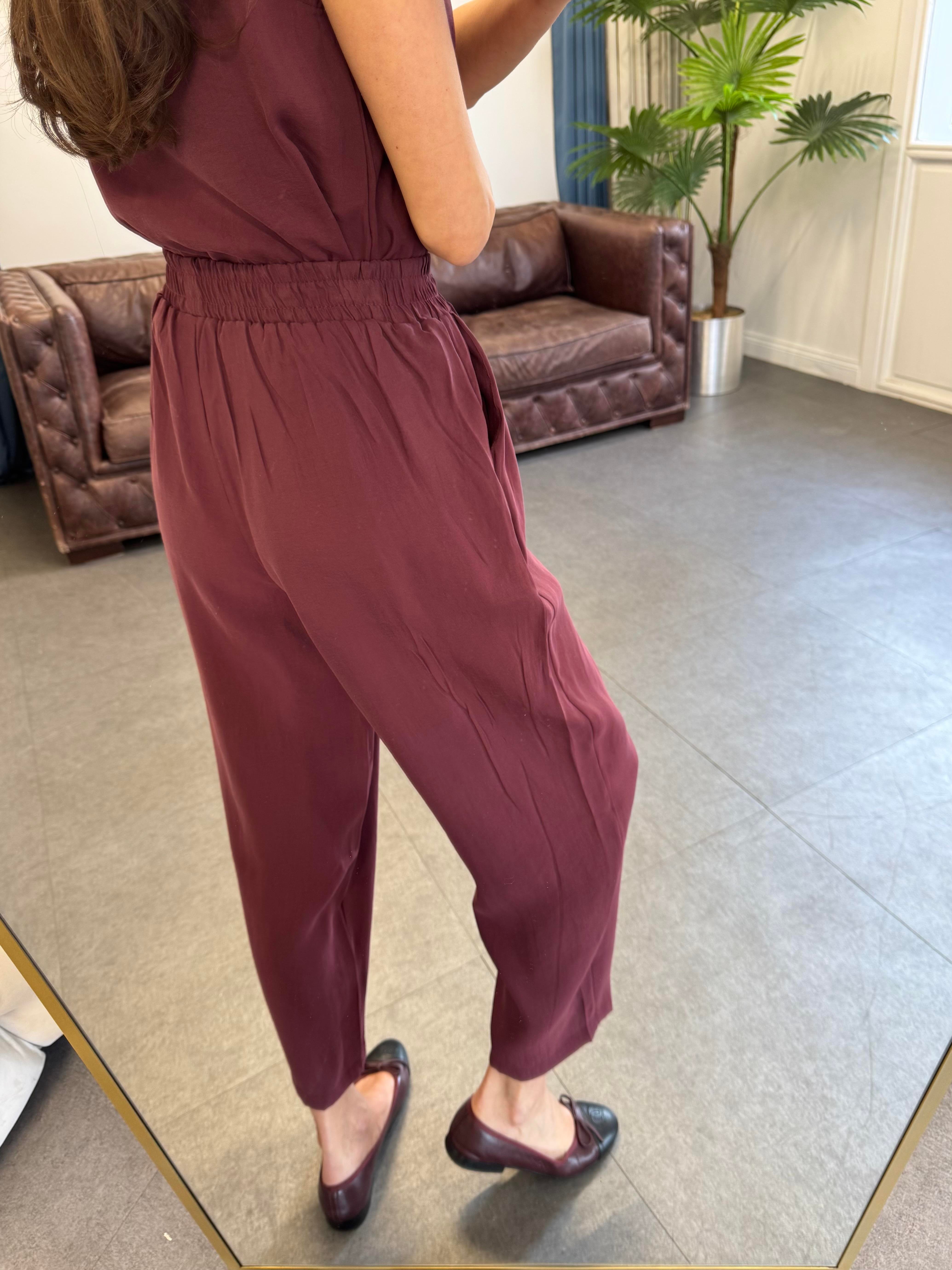 Bordo Tencel Takım