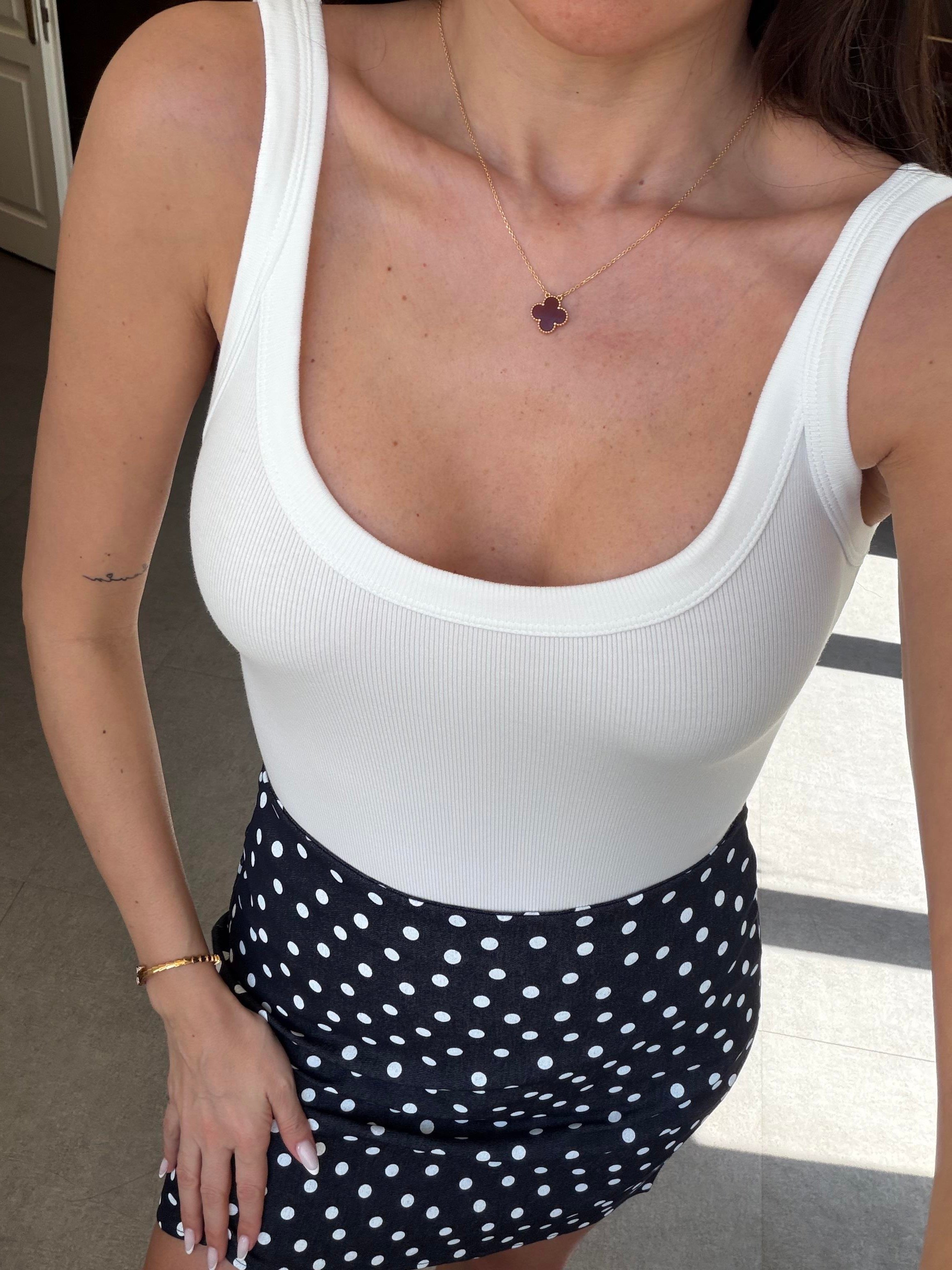 Ekru Askılı Bodysuit