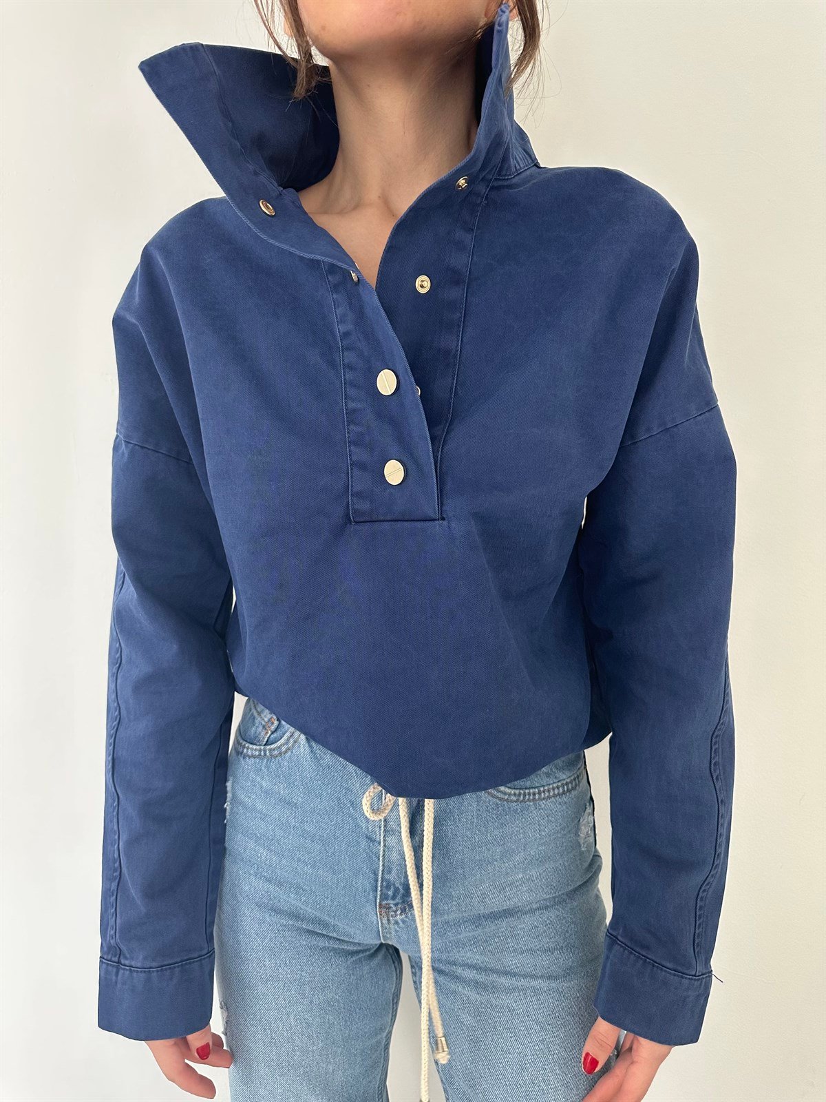 Jean Sweat Mavi